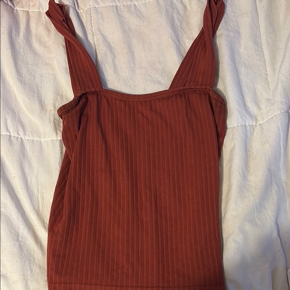 Women's Rust Sleeveless Top